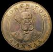 London Coins : A169 : Lot 976 : India 4 Annas Token undated (1899) in bronze 27mm diameter Tea Garden token Kanan Devan Hill Produce...