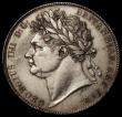 London Coins : A170 : Lot 1755 : Halfcrown 1820 George IV ESC 628, Bull 2357 EF the obverse with some contact marks and hairlines