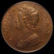 London Coins : A170 : Lot 1861 : Halfpenny 1732 Peck 842 Choice UNC with a hint of lustre, graded LCGS 85 and in their holder. A trul...