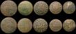 London Coins : A170 : Lot 301 : Farthings 17th Century Kent (11) Folkestone - Edward Franklin W.278 Good Fine, scratched on the reve...