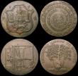 London Coins : A170 : Lot 310 : Halfpennies 18th Century (4) Gloucestershire - Newent 1796 Industry Leads to Honour DH64 Good Fine. ...