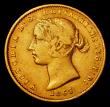 London Coins : A170 : Lot 922 : Australia Half Sovereign 1863 Marsh 388 Fine/Near Fine a collectable example for the grade, always a...