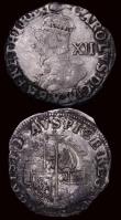 London Coins : A171 : Lot 1227 : Halfcrown Charles I Group III, Third Horseman, type 3a2. S.2775 mintmark Anchor, 14.93 grammes, Fair...
