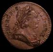London Coins : A171 : Lot 1350 : Farthing 1773 Obverse 2, No Stop after REX, Peck 914* NEF, the reverse with traces of lustre, with a...