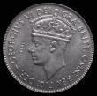 London Coins : A171 : Lot 551 : British West Africa Shilling 1952 a trial piece struck in chromed steel, with TRIAL vertically in th...