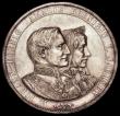 London Coins : A171 : Lot 600 : German States - Saxony-Albertine 2 Thaler 1872B 50th Anniversary of King Johann and Queen Amalie KM#...
