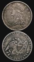 London Coins : A171 : Lot 739 : USA (2) Half Dollar 1837 Breen 4732 NVF/GF the reverse with some heavier contact marks in the field,...