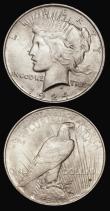 London Coins : A172 : Lot 688 : USA (2) Dollar 1924 Breen 5720 Lustrous UNC, 5 Cents 1883 Breen 2529 UNC