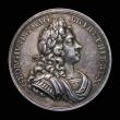 London Coins : A172 : Lot 742 : Coronation of George I 1714 34mm diameter in silver by J.Croker. Obverse: Bust right, Laureate, armo...