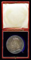 London Coins : A173 : Lot 1101 : Victoria Diamond Jubilee 1897 Eimer 1817a The official Royal Mint issue in silver 56mm diameter, 83....