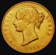London Coins : A173 : Lot 1397 : India Gold Mohur 1841 Small Date, WW incuse, small divided legend, Plain 4 with stop after date KM#4...