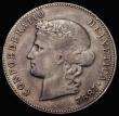 London Coins : A173 : Lot 1554 : Switzerland 5 Francs 1892B KM#34 Fine/Good Fine, Ex-Jewellery, cleaned