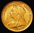 London Coins : A173 : Lot 1827 : Half Sovereign 1900 Marsh 495, Lustrous UNC with a few light contact marks only, the Veiled Head ser...