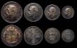 London Coins : A173 : Lot 815 : George V Proof Issues 1911 (4) Halfcrown 1911 Proof ESC 758, Bull 3710 nFDC with minor contact marks...