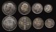 London Coins : A173 : Lot 891 : Proof Set 1911 (8 coins) in LCGS holders comprising Halfcrown 1911 Proof ESC 758, Bull 3710 nFDC att...