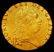 London Coins : A174 : Lot 1664 : Guinea 1793 S.3729 Lustrous EF the reverse with some minor hairlines, an eye-catching example