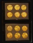 London Coins : A174 : Lot 440 : Sovereigns - Queen Victoria 22-carat Gold Empire Sovereign Collection, the complete 13-coin set comp...
