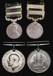 London Coins : A174 : Lot 769 : India General Service Medal with two clasps Waziristan 1919-21 and Waziristan 1921-24, to 6077846 Pt...