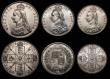 London Coins : A174 : Lot 858 : Halfcrown 1887 Jubilee Head ESC 719, Bull 2771, Davies 641 dies 2A, Lustrous UNC, Florin 1887 Jubile...