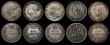 London Coins : A174 : Lot 917 : Sixpences (10) 1853 ESC 1698, Bull 3189 NVF toned with some scratches, the 3 in the date weak, 1871 ...