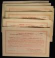 London Coins : A175 : Lot 10 : China, Chinese Government, Tientsin-Pukow Railway 1908 and 1910 (London Issues) 5% Loan 1938 Fractio...