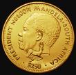 London Coins : A175 : Lot 1095 : Liberia 250 Dollars 1994 Nelson Mandela, 0.999 Gold Half Ounce, Proof FDC uncased, unlisted by Kraus...