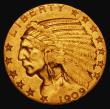London Coins : A175 : Lot 1169 : USA Five Dollars Gold 1909 Breen 6805 GVF