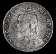 London Coins : A175 : Lot 1590 : Florin 1887 Jubilee Head, Small J in J.E.B.  ESC 868, Bull 2953, Davies 811 dies 1A, UNC with a deep...