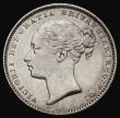 London Coins : A175 : Lot 1933 : Shilling 1881 Longer Line below SHILLING, ESC 1338, Bull 3068. Davies 916 dies 7D, EF/NEF the revers...