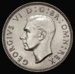 London Coins : A175 : Lot 1985 : Shilling 1943 Scottish, Specimen striking, unlisted by ESC, Davies or Bull who all list VIP Proofs. ...