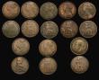 London Coins : A175 : Lot 2015 : Halfpennies in LCGS holders (13)  a high grade group comprising 1953 Freeman 463 dies 1+A, UNC with ...