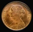 London Coins : A175 : Lot 2056 : Halfpenny 1873 Freeman 310 dies 7+G, UNC with around 75% lustre, in an LCGS holder and graded LCGS 7...