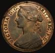 London Coins : A175 : Lot 2177 : Penny 1860 Beaded Border Freeman 1 dies 1+A, GEF/EF with traces of lustre, and some thin scratches o...