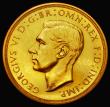 London Coins : A175 : Lot 2449 : Five Pounds 1937 Proof S.4074 UNC/AU with some contact marks and hairlines, the only George VI Gold ...