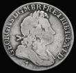 London Coins : A175 : Lot 2719 : Shilling 1723SSC First Bust as  ESC 1176, Bull 1586, with a figure below the bust either a 7 or an A...
