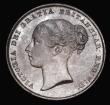 London Coins : A175 : Lot 2748 : Shilling 1845 ESC 1292, Bull 2991 Bull 1292, Lustrous UNC with original colour and lustre, a choice ...