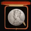 London Coins : A175 : Lot 803 : Coronation of George VI 1937 57mm diameter in silver Eimer 2046a, BHM 4314, by P. Metcalfe, The offi...