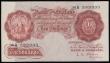London Coins : A176 : Lot 106 : Ten Shillings O'Brien. B272 36A 599933 Replacement, Scarce VF