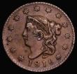 London Coins : A176 : Lot 1069 : USA One Cent 1816 Breen 1790, Newcombe 6 GVF and scarce
