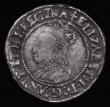 London Coins : A176 : Lot 1133 : Halfgroat Elizabeth I Second issue S.2557 mintmark Cross Crosslet, 1.06 grammes, Good Fine with grey...