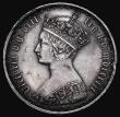 London Coins : A176 : Lot 1309 : Florin 1852 ESC 806, Bull 2820 GVF toned with some edge nicks