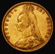 London Coins : A176 : Lot 1399 : Half Sovereign 1892 Low Shield, No J.E.B. on truncation, S.3869D. DISH L516 Fine/Good Fine