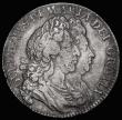 London Coins : A176 : Lot 1499 : Halfcrown 1692 QVARTO, G over R in REGNI on edge, ESC 517 variety, Bull 853 variety, Good Fine and b...