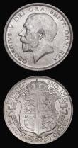 London Coins : A176 : Lot 1552 : Halfcrowns (2) 1920 ESC 767, Bull 3719, dies 1A Davies 1672 EF with a small lamination flaw on the o...
