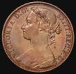 London Coins : A176 : Lot 1655 : Penny 1875H Freeman 85 dies 8+J, NEF/GVF toned, Rare in all grades above VF
