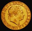 London Coins : A176 : Lot 1785 : Sovereign 1817 Marsh 1 Good Fine with a heavier contact mark on the obverse
