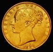London Coins : A176 : Lot 1840 : Sovereign 1861 Marsh 44, S.3852D, GF/NVF with some edge nicks