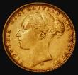 London Coins : A176 : Lot 1897 : Sovereign 1873M George and the Dragon, Marsh 95, S.3857 Good Fine/Near VF