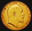 London Coins : A176 : Lot 2087 : Sovereign 1908 Marsh 180 NVF