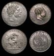 London Coins : A176 : Lot 2288 : Crowns to Sixpences (6) Crown 1819LIX ESC 215, Bull 2010 NVF, Halfcrown 1818 ESC 621, Bull 2099 VF/G...